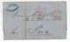 1864 - LETTRE De FRANKFURT => PARIS Avec ENTREE TOUR ET TAXIS Par FORBACH - Cartas & Documentos