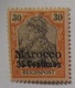 Deutsche Post Marokko 35 Centimes Reichspost Ungebraucht (25568) - Maroc (bureaux)