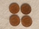 Lot Of 4 Pcs. Malaysia 1 Cent Drum Coin 1994, 1997, 1998 & 2000 (SC-93) - Other & Unclassified