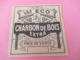 Etiquette Ancienne De Produit/ Charbon De Bois Extra/ Les Eco/Prix De Vente   /Vers 1930-1950    ETIQ176 - Altri & Non Classificati