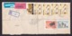 Tanzania: Express Cover To Netherlands 1983, 7 Stamps, Beetle, Insect, Snake, Music, Rare Real Use, Label (minor Damage) - Tanzania (1964-...)