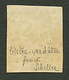 10c CERES (n°1c) BISTRE VERDATRE FONCE Obl. Cote 1000€. Signé SCHELLER. TB. - 1849-1850 Ceres