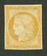 10c CERES REIMPRESSION (n°1f) Neuf *. Cote 650€. Certificat SCHELLER. Superbe. - 1849-1850 Ceres