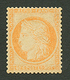 40c SIEGE Orange Clair (n°38b) Neuf *. Cote 725€. Signé SCHELLER. TTB. - 1870 Siege Of Paris