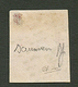 80c BORDEAUX (n°49e) SAUMON Obl. ANCRE. Fort Aminci En Haut. Nuance RARE. Cote 2400€. Signé CALVES. TB. - 1870 Bordeaux Printing