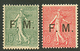 FRANCHISE MILITAIRE : 15c (n°3) Et 10c (n°4) Neuf **. Cote 340€. TB. - Military Postage Stamps