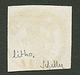 TAXE 10c LITHO. (n°1) Obl. T.15 ST QUENTIN Sur Fragment. Cote 350€. Signé SCHELLER. TTB. - Other & Unclassified