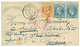 1870 10c(n°28) + Paire 20c (n°29) Obl. GC 4388 + T.17 WASSELONNE Sur Lettre Pour L' ALLEMAGNE. TTB. - Otros & Sin Clasificación