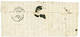 1851 Paire 25c CERES (n°4) Un Coté Touché Obl. Grille + T.15 ORANGE Pour CARPENTRAS. TTB. - Altri & Non Classificati