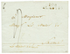 1809 Rare Cachet Deb.87 GÊNES + 108 ALASSIO Sur Lettre Avec Texte Daté ALASSIO Pour SAVONE. TTB. - 1792-1815: Conquered Departments