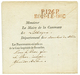 1811 P.126.P BOIS-LE-DUC En Rouge Sur Lettre Avec Texte Daté "BRUXELLES". Superbe. - 1792-1815: Conquered Departments