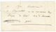 An 3 ARMEE DU BAS RHIN/4e DIVon Sur Lettre Avec Texte (déchirure Intérieure) De 3 Pages Pour PARIS. TTB. - Sellos De La Armada (antes De 1900)