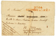 N°44 GRANDE ARMEE En Rouge + "5éme REGIMENT De HUSSARDS" Sur Lettre Ss Texte Pour MONCO. TB. - Sellos De La Armada (antes De 1900)