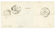 AISNE : 1849 20c(n°3) TTB Margé Obl. Grille + T.14 OULCHY Sur Lettre. Indice 19. Superbe Qualité. - 1849-1850 Ceres