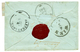 "VIA BRODY" : 1861 20c (n°14)x6 Sur Enveloppe De PARIS Via BERLIN, & BRODY Pour KIEFF (RUSSIE). RARE. TB. - 1853-1860 Napoléon III