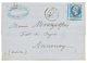 1866 20c (n°22) VARIETE Spectaculaire De PICAGE Obl. GC 4043 + T.15 TULLINS. RARE. TTB. - 1863-1870 Napoleone III Con Gli Allori