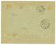 10 S/ 10 NON EMIS : 1894 Timbre NON EMIS 10 S/ 10 (n°34) + 1(n°19) + 4c(n°27) Obl. Sur Enveloppe Pour LYON. Utilisation  - 1863-1870 Napoléon III Con Laureles
