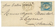 BALLON "LA VILLE DE PARIS" : 20c(n°37) Obl. Etoile + PARIS 13 Dec 70 Sur Lettre Pour COGNAC. TB Texte. Sans Arrivée. Cot - Guerra De 1870