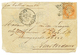 BALLON MONTE Pour Les PAYS-BAS : 1870 40c(n°31) Pd + PARIS 12 Oct 70+ "PAR BALLON MONTE" Sur Enveloppe Pour AMSTERDAM (a - Guerra Del 1870