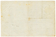 GUERRE 1870 - CONVOCATION GARDE NATIONALE : 1870 1c Lauré (n°25) Obl. T.17 MONTPELLIER Sur CONVOCATION De La "GARDE NATI - Guerra De 1870