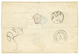 1874 80c CERES(x2) Obl. Etoile + AFFR. INSUFF./P.1 + Marque D' Echange F./28 Sur Lettre Pour CONSTANTINOPLE. Verso, Cach - 1871-1875 Ceres