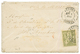 1877 1F SAGE Obl. BEZIERS HERAULT Sur Env. Avec Texte Pour L' ILE BOURBON (REUNION). RARE. TTB. - Otros & Sin Clasificación