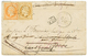 "GOREE" : 1865 10c (n°21) + 40c (n°23) Obl. GC 2617 Sur Env. Avec Texte Pour GOREE Réexpédiée En FRANCE. Verso, Cachet B - 1849-1876: Periodo Clásico