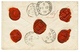 1870 80c (n°32)x2 + CHARGE + FRANCE REGISTERED Rouge Sur Enveloppe Pour L' ANGLETERRE. TB. - 1849-1876: Periodo Clásico