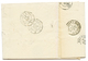 1872 5c EMPIRE Bande De 3 + 25c CERES Obl. GC 3152 + T.17 RIVES-S-FURE Sur Lettre Pour ORTUETA (ESPAGNE). TTB. - 1849-1876: Periodo Clásico