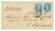 "POLOGNE" : 1874 25c (n°60)x2 Sur Lettre De BORDEAUX Pour VARSOVIE. TB. - 1849-1876: Periodo Clásico