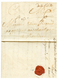 1746 "DE LA FLOTTE" Manuscrit Sur Lettre Avec Texte (3 Pages) De La MARTINIQUE Pour "BOURDEAU" (BORDEAUX). Superbe. - Maritime Post