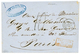 1854 Paquebot THABOR 26 Avril 54 + Taxe 10 Sur Lettre Avec Texte De CONSTANTINOPLE Pour PARIS. TB. - Correo Marítimo