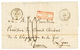 1862 Paquebot INDUS 27 Nov 62 + CONSTANTINOPLE TURQUIE (mal Venu) + Taxe 10 Sur Lettre Avec Texte De L' ARCHEVEQUE ARMEN - Correo Marítimo