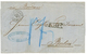 1867 BUENOS-AYRES PAQ FR. K N°1 + Rare Marque D' Echange F./48 Sur Lettre Avec Texte Pour BERLIN. Superbe. - Correo Marítimo