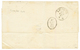 1868 20c(x2) Obl. BARRES De LIVOURNE Sur Lettre De MARSEILLE Pour LIVORNO. RARE. Superbe. - Correo Marítimo
