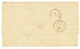 "LIGNE U Pour La GRECE" : 1872 30c CERES(x2) Obl. ANCRE + LIGNE U PAQ FR N°4 Sur Lettre De MARSEILLE Pour ATHENES (GRECE - Correo Marítimo