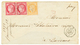 1873 CERES 80c(x2) + 40c Obl. ANCRE + CUBA Sur Env (double Port à 2F) Pour BORDEAUX. Superbe. - Correo Marítimo