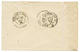 1878 COLONIES GENERALES 25c SAGE TB Margé Obl. LIGNE A PAQ FR N°2 + CORR. D' ARMEES LIG. A PAQ FR N°2 Sur Enveloppe Avec - Correo Marítimo