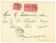 BEYROUTH Pour CHYPRES : 1897 2p(x3) Obl. BEYROUTH SYRIE Sur Env. Pour LARNACA CYPRUS. RARE. TB. - Otros & Sin Clasificación