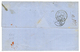 DARDANELLES : 1862 10c (n°13) Bande De 4 + 1 Ex(pd) Obl. PC 3708 Sur Lettre Avec Texte De SALONIQUE Pour PARIS. Verso, C - Other & Unclassified