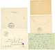 SALONIQUE : 1895/1914 Jolie Lot De 5 Lettres (2 RECOMMANDEES) Dont Cachet échoppé (x2). A Voir. TTB. - Other & Unclassified