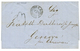 "VARNA Via CONSTANTINOPLE" : 1867 CONSTANTINOPLE TURQUIE + Taxe 9 (rare) Sur Lettre Avec Texte De VARNA Pour L' ITALIE.  - Otros & Sin Clasificación