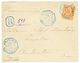 ANJOUAN : 1899 40c Obl.ANJOUAN COL. FRANC. Sur Env. RECOMMANDEE Pour La FRANCE. TTB. - Other & Unclassified