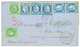 1872 CERES 5c(x2) Pd + 25c(x5) Sur Lettre De POINTE-A-PITRE Pour La FRANCE. Affrt Rare. TB. - Otros & Sin Clasificación