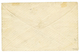 1893 75c (n°14) TB Margé Obl. CAYENNE GUYANE Sur Enveloppe Pour PARIS. Timbre Trés Rare Seul Sur Lettre. Superbe. - Other & Unclassified