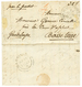 1851 FORT DE FRANCE MARTINIQUE + Taxe 4 Anglaise Rouge Sur Lettre Pour La GUADELOUPE. Verso, Cachet Anglais MARTINIQUE ( - Otros & Sin Clasificación