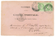 1882 CG Paire Du 5c CERES Obl. FORT DE FRANCE MARTINIQUE Sur CARTE PRECURSEUR Pour La FRANCE. RARE. TTB. - Altri & Non Classificati