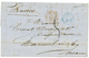 MAROC - PRECURSEUR : 1859 GIBRALTAR Bleu + Taxe 5 Sur Lettre Avec Texte De TANGER Pour La FRANCE. TB. - Otros & Sin Clasificación