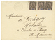 1910 GRANDE COMORE 10c(x3) Obl. D'ZAOUDZI MAYOTTE Sur Env. Pour FLACQ (ILE MAURICE). TB. - Other & Unclassified