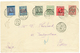 1909 N°1 + N°2+ N°3+ N°8+ N°12+ N°13 Obl. PORT-VILA NLLES HEBRIDES En RECOM. Pour La SUISSE. TTB. - Other & Unclassified